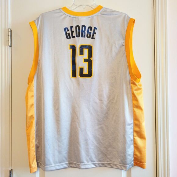 Indiana Pacers Paul George Jersey 13 Camo Print XXL 76ers Basektball Blokette - Picture 2 of 5